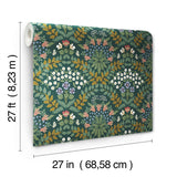 Wallpaper Bramble Wallpaper // Green & Gold