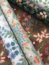 Wallpaper Bramble Wallpaper // Red & Green