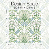 Wallpaper Bramble Wallpaper // White & Blue