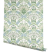 Wallpaper Bramble Wallpaper // White & Blue