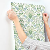 Wallpaper Bramble Wallpaper // White & Blue