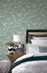 Wallpaper Branches Wallpaper // Blue