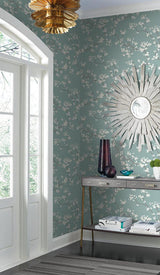 Wallpaper Branches Wallpaper // Blue