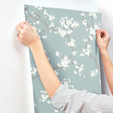 Wallpaper Branches Wallpaper // Blue