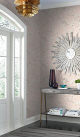 Wallpaper Branches Wallpaper // Blush