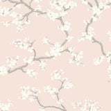 Wallpaper Branches Wallpaper // Blush