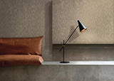 Wallpaper Brilliant Partridge Wallpaper // Light Brown Metallic