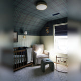 Wallpaper British Heritage Sauvage Plaid Wallpaper Sample // Navy