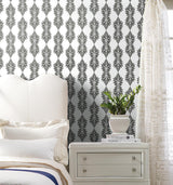 Wallpaper Broadsands Botanica Peel & Stick Wallpaper // Black