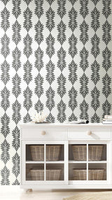 Wallpaper Broadsands Botanica Peel & Stick Wallpaper // Black