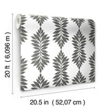 Wallpaper Broadsands Botanica Peel & Stick Wallpaper // Black