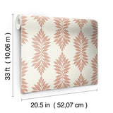 Wallpaper Broadsands Botanica Wallpaper // Coral