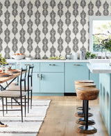 Wallpaper Broadsands Botanica Wallpaper // Grey & Off White