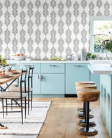 Wallpaper Broadsands Botanica Wallpaper // Light Grey