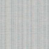 Wallpaper Broken Boucle Stripe Wallpaper // Putty & Blue
