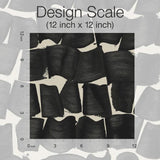 Wallpaper Brushed Ink Wallpaper // Black