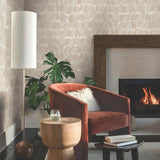 Wallpaper Brushed Ink Wallpaper // Blush
