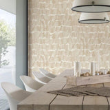Wallpaper Brushed Ink Wallpaper // Blush