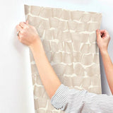 Wallpaper Brushed Ink Wallpaper // Blush
