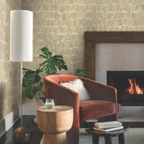 Wallpaper Brushed Ink Wallpaper // Golden