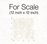 Wallpaper Budding Branch Silhouette Wallpaper // Beige