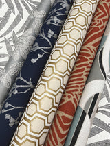 Wallpaper Budding Branch Silhouette Wallpaper // Navy