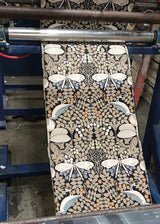 Wallpaper Butterfly Garden Wallpaper // Black Metallic