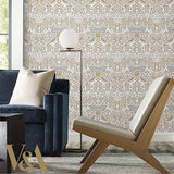 Wallpaper Butterfly Garden Wallpaper // White