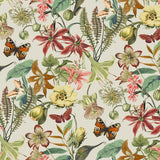 Wallpaper Butterfly House Wallpaper // Light Taupe & Coral