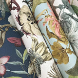 Wallpaper Butterfly House Wallpaper // Navy