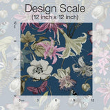 Wallpaper Butterfly House Wallpaper // Navy