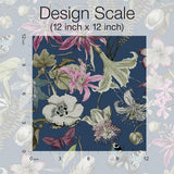 Wallpaper Butterfly House Wallpaper // Navy