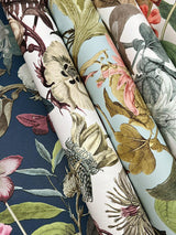 Wallpaper Butterfly House Wallpaper // Navy