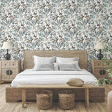 Wallpaper Butterfly House Wallpaper // Neutrals & Blues