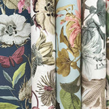 Wallpaper Butterfly House Wallpaper // Neutrals & Blues