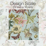 Wallpaper Butterfly House Wallpaper // Sky Blue