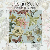 Wallpaper Butterfly House Wallpaper // Sky Blue