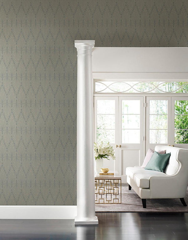Wallpaper Café Society Wallpaper // Dark Grey