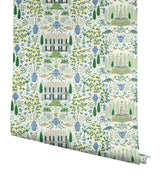 Wallpaper Camont Wallpaper // Blue & Green