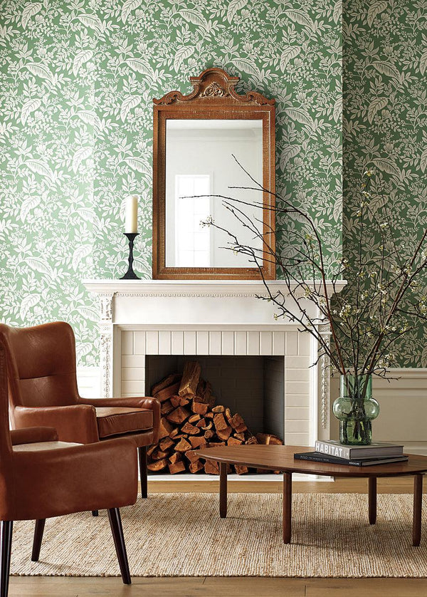 Wallpaper Canopy Wallpaper // Sage