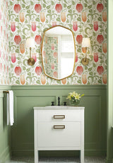 Wallpaper Canterbury Bells Wallpaper // White & Brights