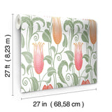 Wallpaper Canterbury Bells Wallpaper // White & Brights