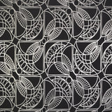 Wallpaper Cartouche Wallpaper // Black & Silver