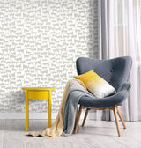 Wallpaper Cat Tails Peel & Stick Wallpaper // Beige