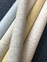 Wallpaper Cathedral Damask Wallpaper // Gold