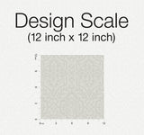 Wallpaper Cathedral Damask Wallpaper // Grey