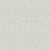 Wallpaper Cathedral Damask Wallpaper // Grey
