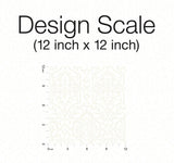 Wallpaper Catherdral Damask Wallpaper // White