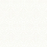 Wallpaper Catherdral Damask Wallpaper // White
