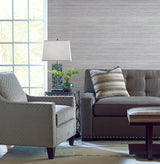 Wallpaper Cattail Weave Peel & Stick Wallpaper // Blue